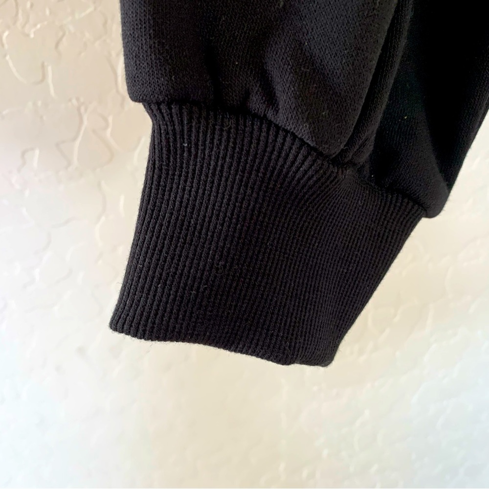 NWT H&M Black Studded Fringe Sweatshirt. Size: XS. Excellent condition - Picture 6 of 8
